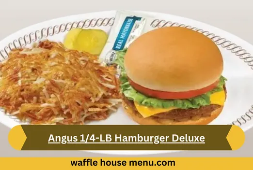 Angus 1/4-LB Hamburger Deluxe Hashbrowns Calories & Price 5 Angus 1/4-LB Hamburger Deluxe Hashbrowns
