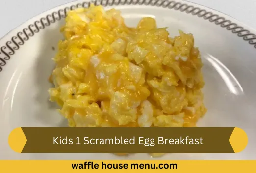 waffle house kids menu 5 Kids 1 Scrambled Egg Breakfast