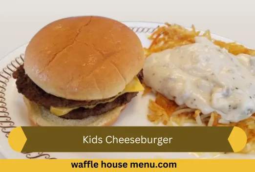 waffle house kids menu 3 Kids Cheeseburger 1