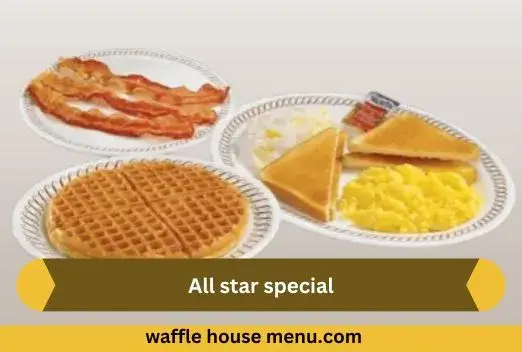 Waffle House breakfast menu
